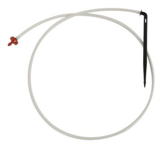 Netafim Dripper PCJ Assy White 0.5 GPH 24in w/Angle Barbed Stake - 25 Pack (01WPCJL2AW-24) Main Image