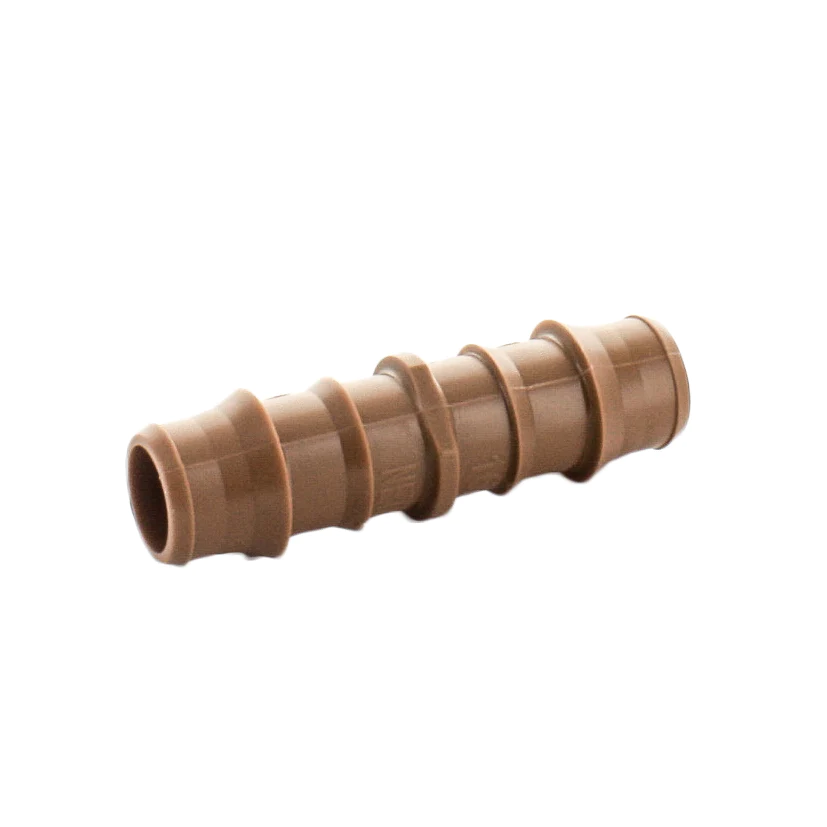 Netafim INSERT BARB CONN 16/17MM BROWN 25/BAG Isometric View