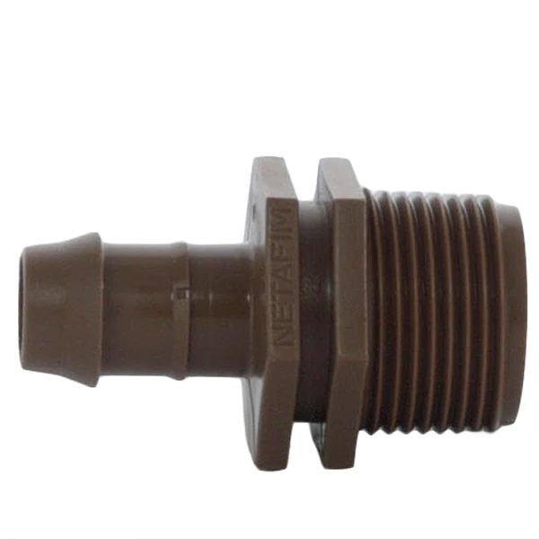Netafim INSERT CONN RAM 17MM X 3/4"ML TH 25/BAG Laying Left