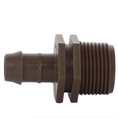 Netafim INSERT CONN RAM 17MM X 3/4"ML TH 25/BAG Laying Left