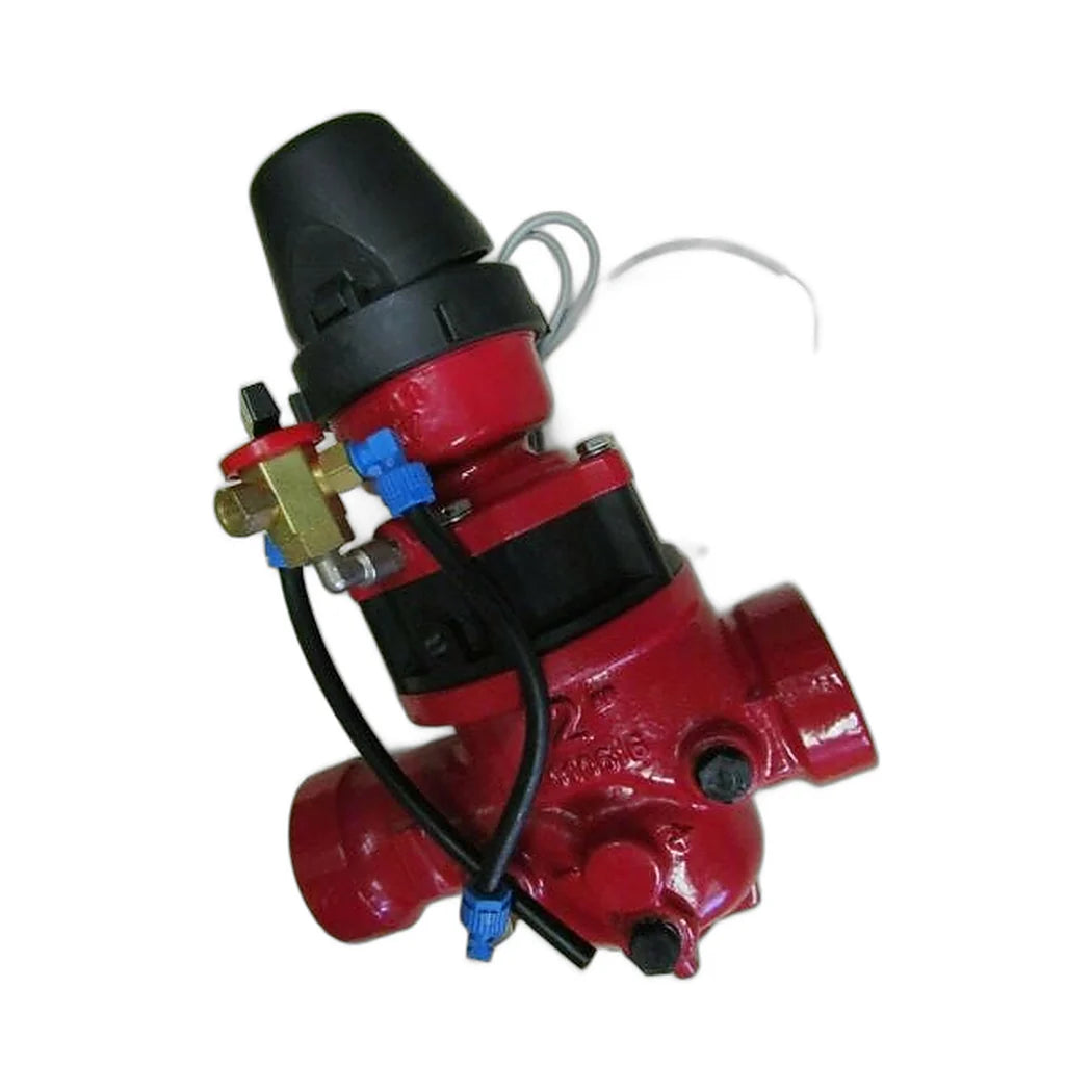 Netafim pulse reed switch water meter assembly on white background