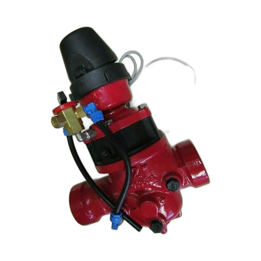 Netafim pulse reed switch water meter assembly on white background