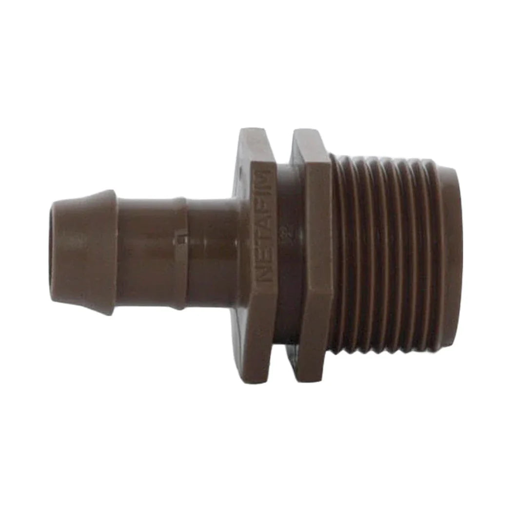 Netafim TL075MA male adapter, side view