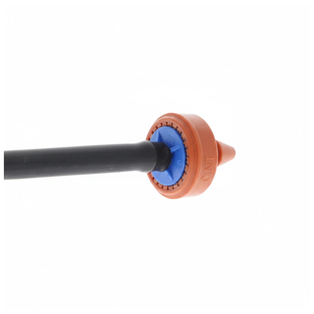 Netafim Dripper Assy 10.6 GPH Orange/Blue Dripper, Black Tubing 48in