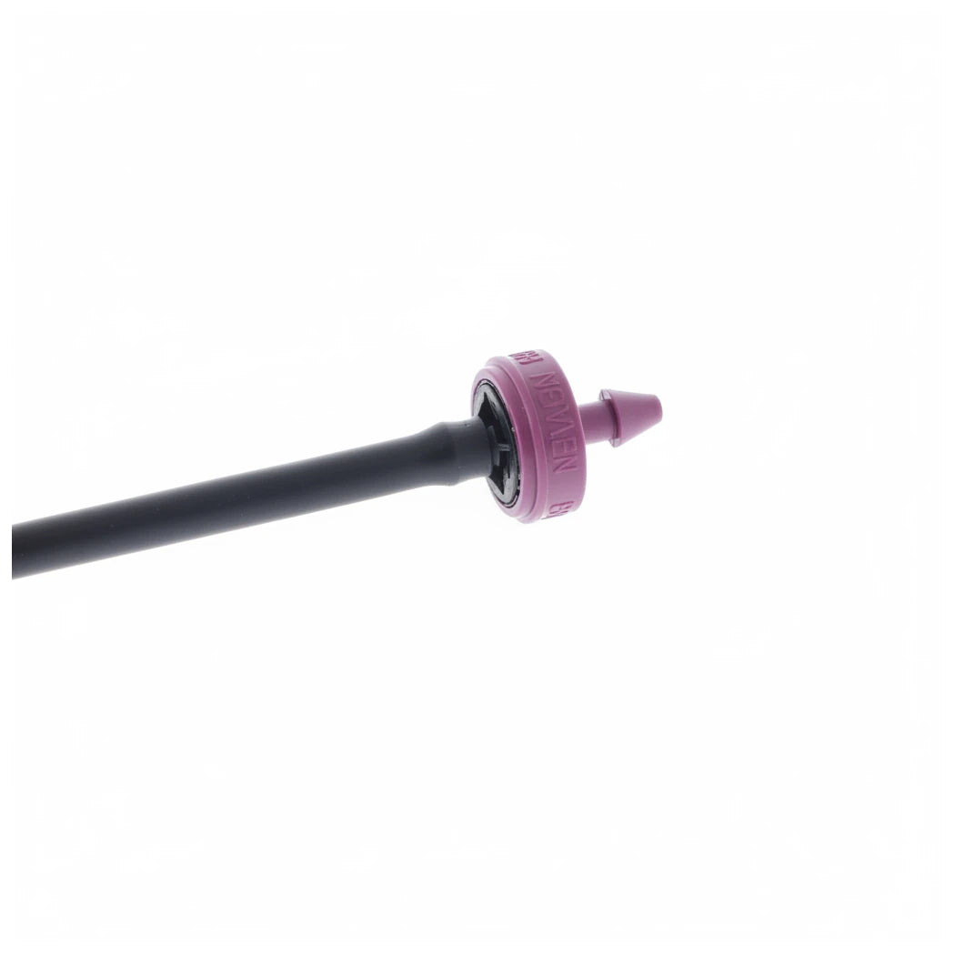 Netafim Dripper Assy 3.2 GPH Plum/Black Dripper, Black Tubing 36in