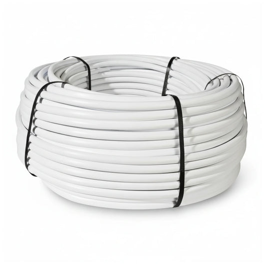 Netafim UV White / Black Polyethylene Tubing 16mm (.52 in ID x .62 in OD) - 500 ft