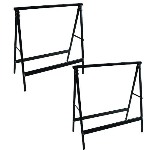 Non-Adjustable Saw Horse Flood Table Tray Stands