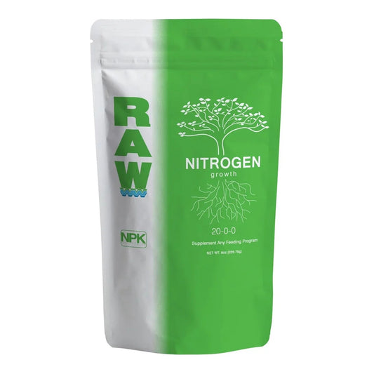 NPK Industries RAW Nitrogen 20-0-0 soluble powder, 8 oz pouch