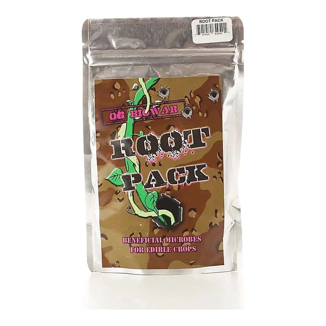 OG Biowar Root Pack beneficial microbes, resealable pouch