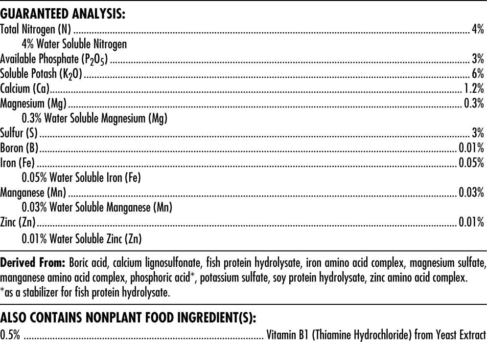 Advanced Nutrients - Organic Iguana Juice Bloom - 4 L Guaranteed Analysis