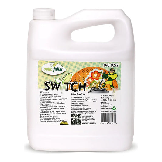 Optic Foliar SWITCH foliar nutrition, 4 litre jug