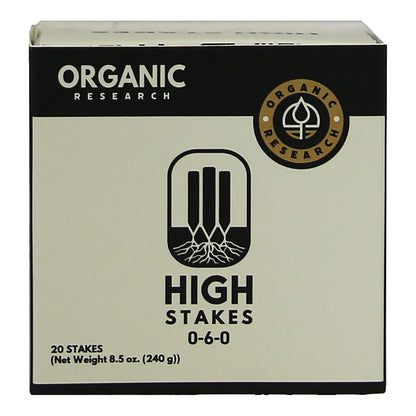 Organic Research High Stakes 0-6-0 box of 20 stakes