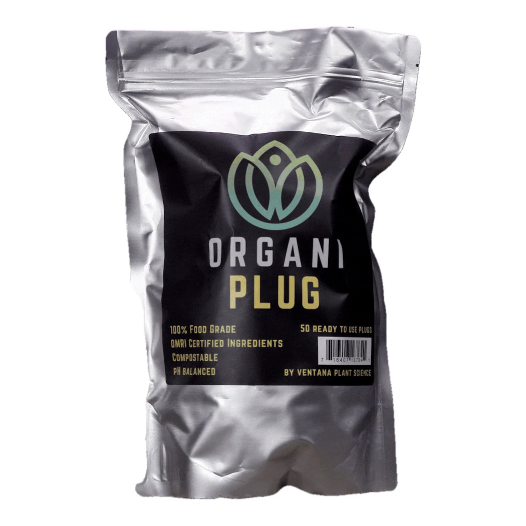 OrganiPlug pouch of 50 ready-to-use seed and cutting plugs