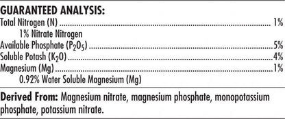 Advanced Nutrients - Overdrive - 1-L Guaranteed Analysis
