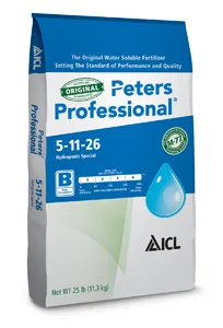 PETERS PROFESSIONAL HYDROPONIC SPECIAL FERTILIZER  5-11-26 - 25lb Main Image