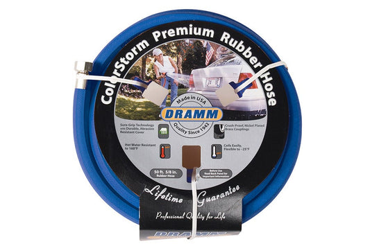Dramm ColorStorm Premium Rubber Hose 5/8 in Blue 50 ft