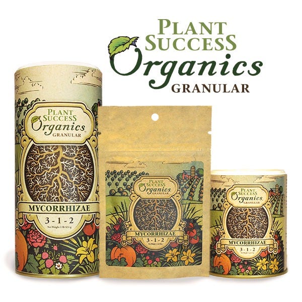 Plant Success Organics Granular Mycorrhizae 3-1-2, 25 lbs