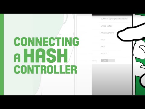 Iluminar HASH Lighting Controller connecting