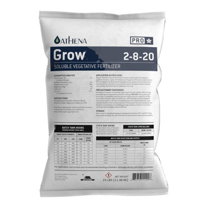 Athena Pro - Grow 2-8-20 - 25 Lb Bag Main Image