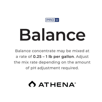 Athena Balance Pro pH UP 25 lb bag Mix Rate