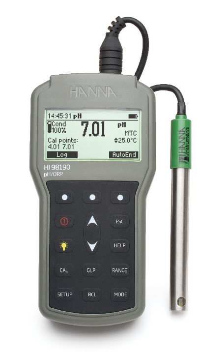 Professional Waterproof Portable pH/ORP Meter- HI98190