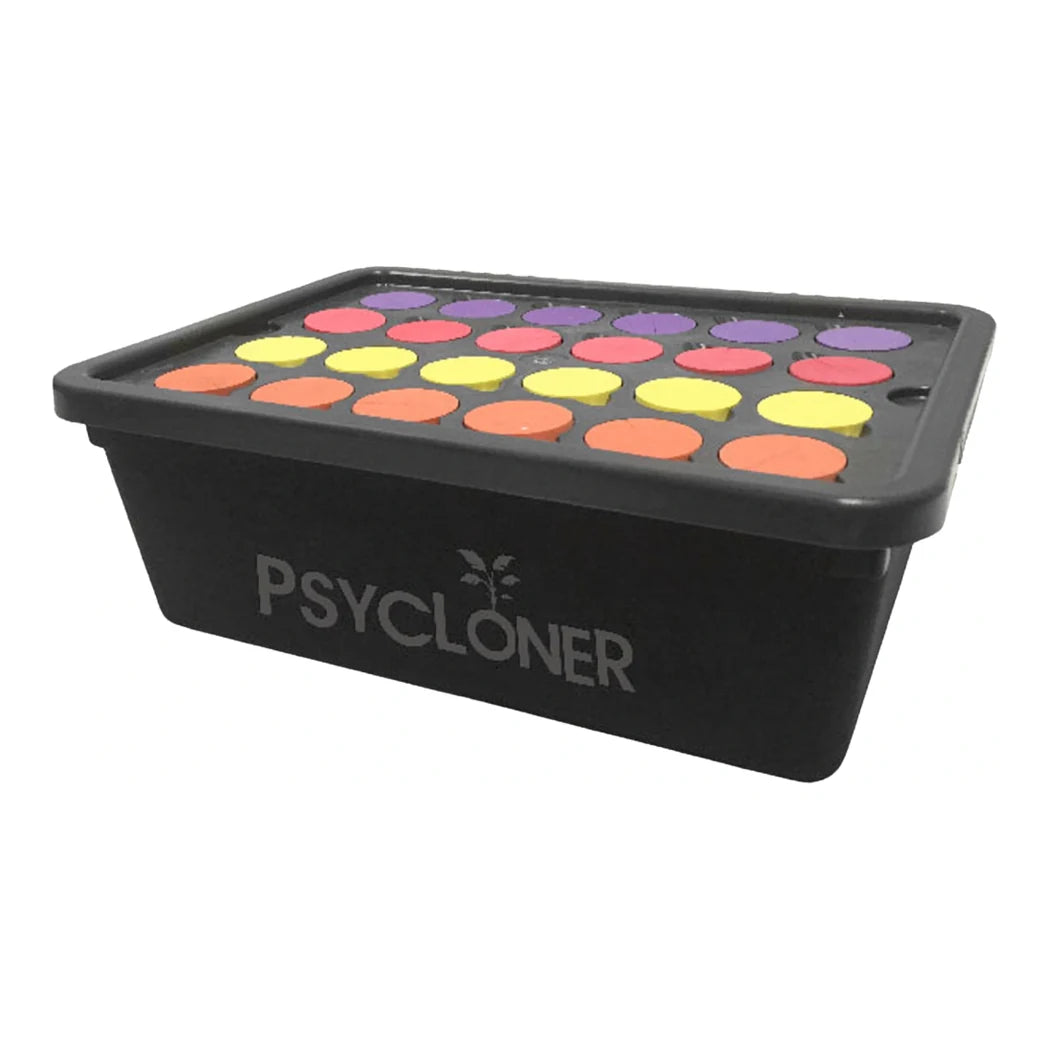 Psycloner 24-site deep water cloner, black reservoir with colored neoprene collars