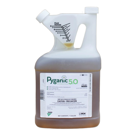 PyGanic Crop Protection EC 5.0 pyrethrin insecticide, 1 gallon jug, OMRI listed