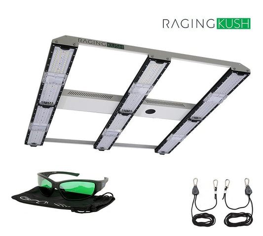Scynce LED Raging Kush - 690W LED Grow Light w/ LED Glasses and Ratchet Hangers