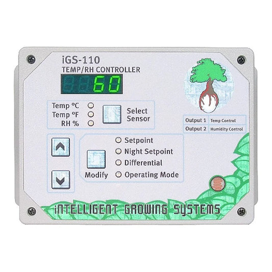 IGS-110 RH and temperature smart control with external probe