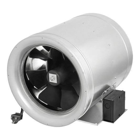 Ruck 14 inch Prime mixed flow inline duct fan, 1758 CFM on 226W from a slow 4-pole motor