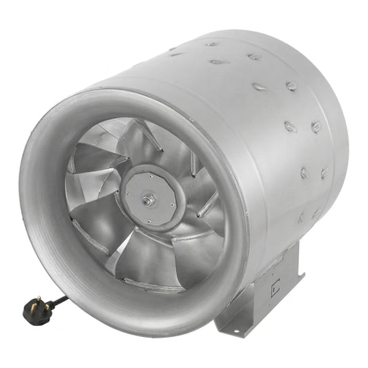 Ruck 20 inch Prime mixed flow inline duct fan, 4595 CFM room-scale extract on 240V