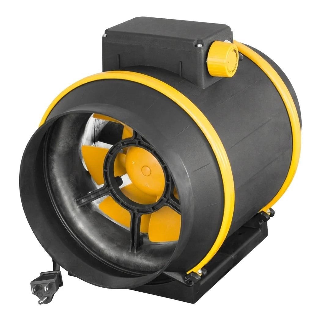Ruck 6 inch Prime EVO inline duct fan, 421 CFM on just 67W with a three-speed switch