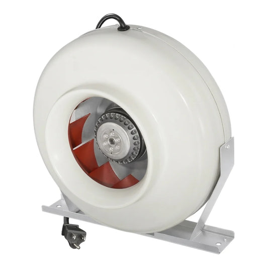 Ruck 8 inch Classic HO centrifugal inline fan, 765 CFM at 277W, the high output size in the Classic range