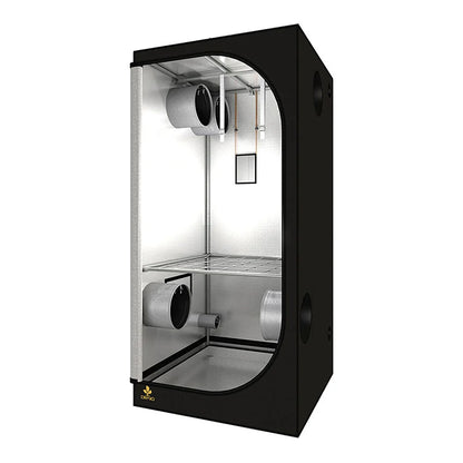 Secret Jardin Dark Room Pro 3.0 DR90 grow tent, 36 x 36 x 73 inch, closed
