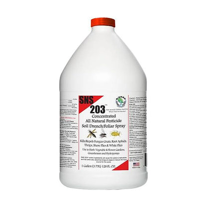 SNS 203 concentrated natural pesticide soil drench, 1 gallon