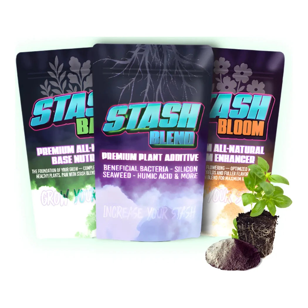 Stash Nutrients Stash Blend - Stash Base - Stash Bloom Premium Kit - Stash Blend, Stash Base and Stash Bloom pouches