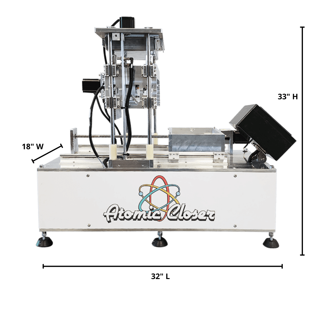 STM Atomic Closer 2.0 Automated Pre-Roll Closing Module Dimensions