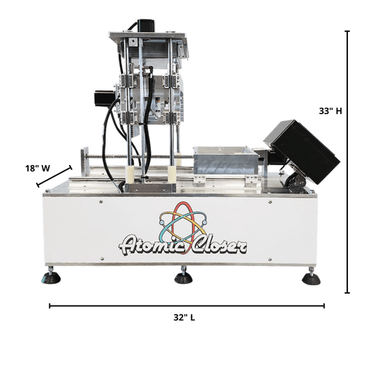 STM Atomic Closer 2.0 Automated Pre-Roll Closing Module Dimensions
