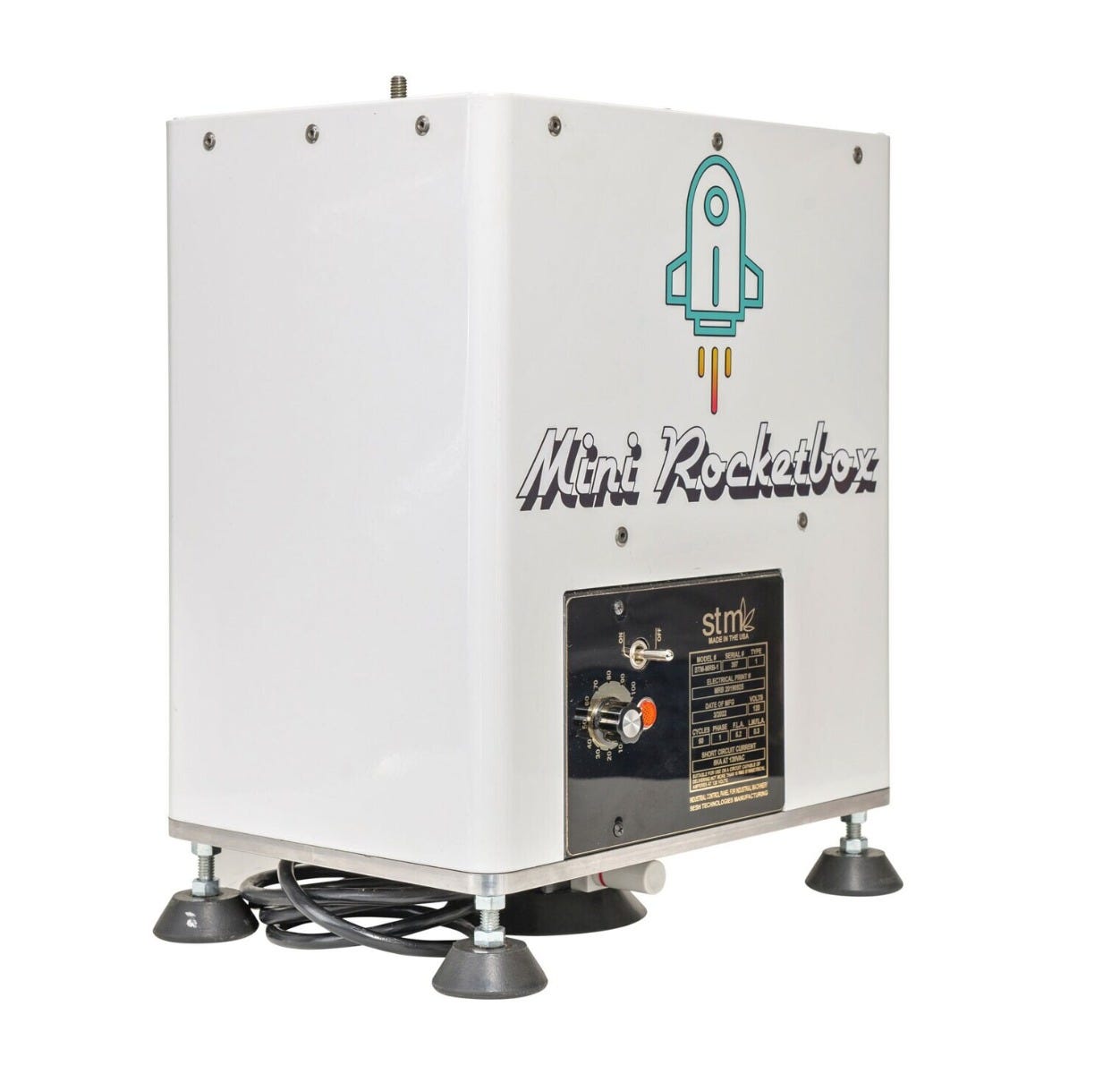STM Mini-RocketBox PLUS+ Pre-Roll Machine (72-Cone)  Side View