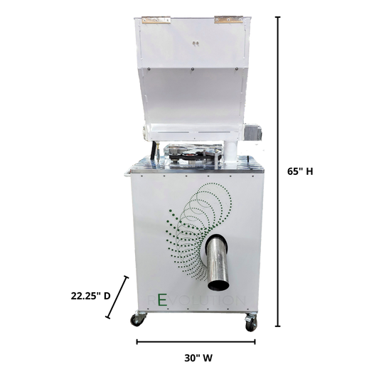 STM Revolution 2.0 Commercial Cannabis Grinder â€“ Efficient Flower Processing Dimensions