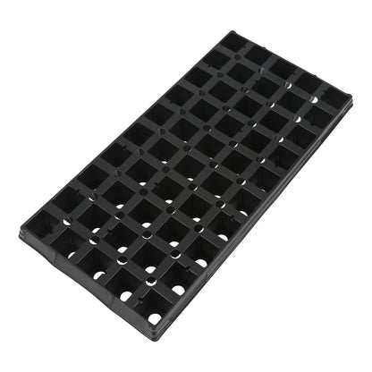 Super Sprouter 50-Cell Square Plug Flat Insert Tray - 50-cell square plug flat insert, angled view