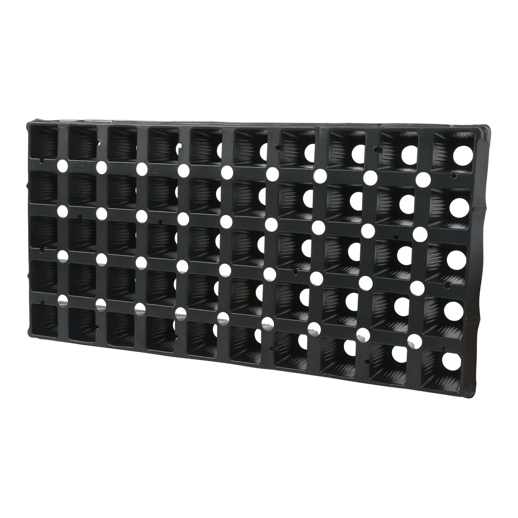 Super Sprouter 50-Cell Square Plug Flat Insert Tray - insert tray, straight-on view
