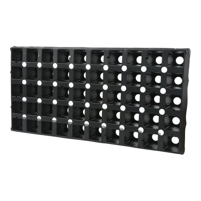 Super Sprouter 50-Cell Square Plug Flat Insert Tray - insert tray, straight-on view