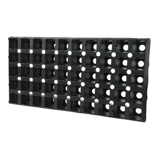 Super Sprouter 50-Cell Square Plug Flat Insert Tray - insert tray, straight-on view