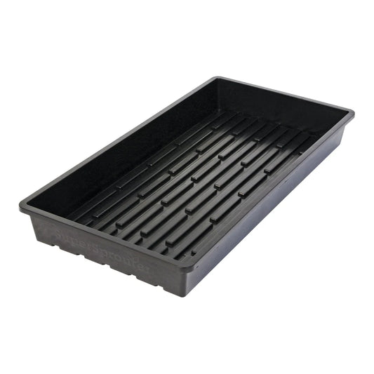Super Sprouter quad thick 10 x 20 propagation tray, black, no drainage holes