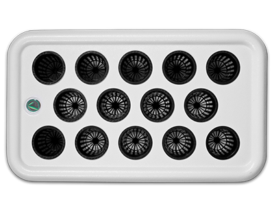 Top - SuperCloset SuperCloner 14 Site Hydroponic System