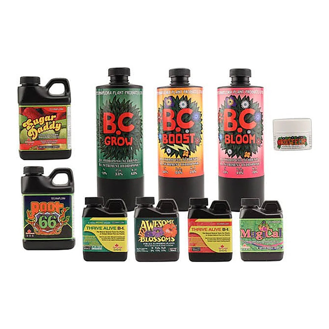 Technaflora Recipe For Success Kit nutrient bottles