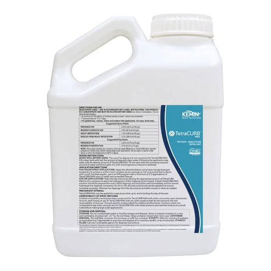 TetraCurb MAX concentrate, label panel