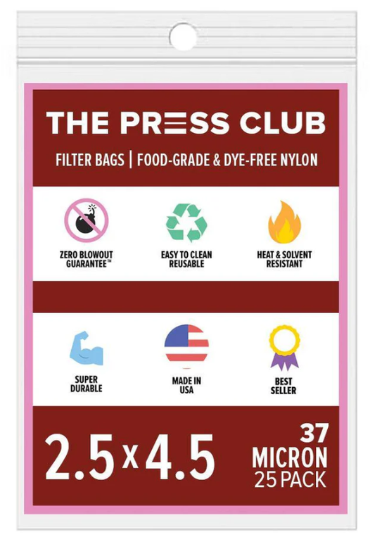The Press Club 2.5" x 4.5" ROSIN BAGS-37 Micron-(25 pack) Main Image