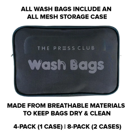 The Press Club 5 GALLON ALL MESH BUBBLE WASH BAGS 8-PACK - 220 / 190 / 160 / 120 / 90 / 73 / 45 / 25 Micron